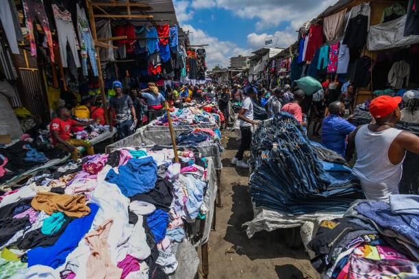 : “Gikomba thrift fashion showcasing unique Kenyan street style”